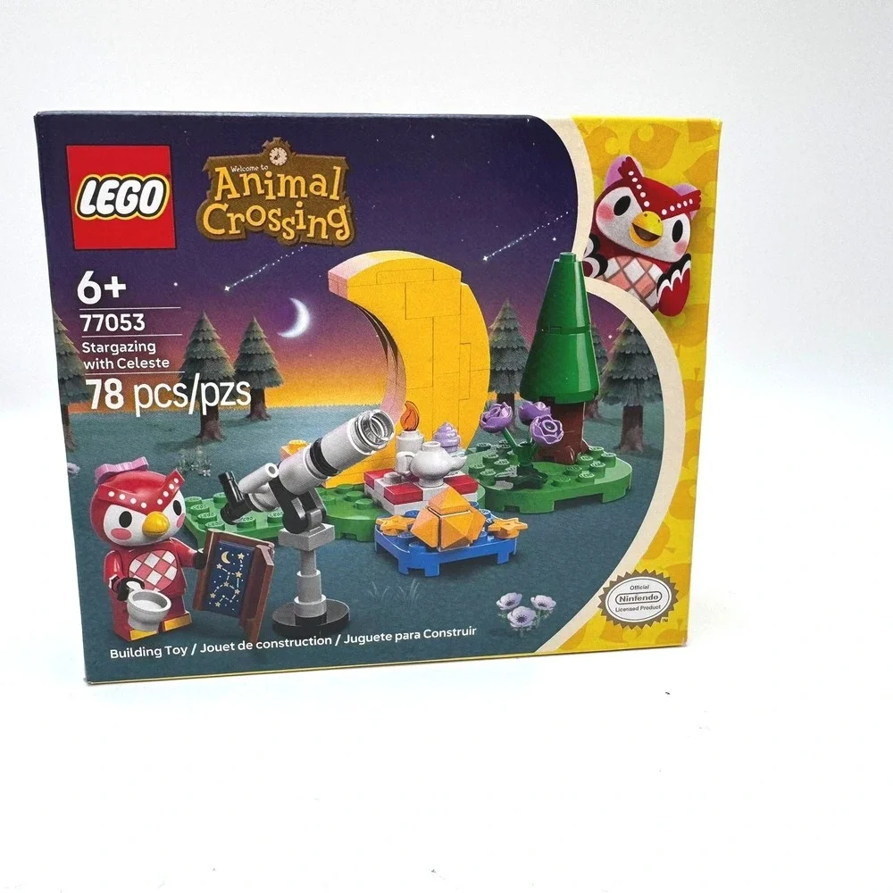 LEGO‎ NEW Animal Crossing Stargazing with Celeste 77053 Building Toy 78 Pieces
